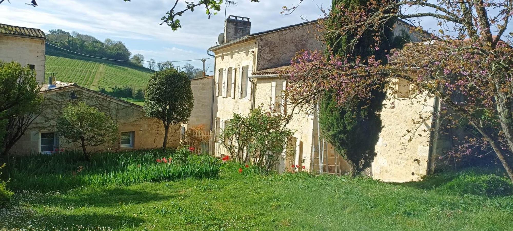 Saint-Michel-de-Fronsac Chambre D'Hotes Spacieuse, Salle De Bain Privative المظهر الخارجي الصورة